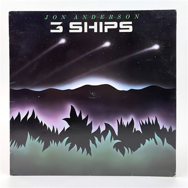 JON ANDERSON - 3 SHIPS - VINYL LP RECORD ALBUM