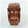 Image 2 : VTG HAND MADE WOODEN PIG PIGGY COIN BANK - 1982