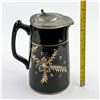 Image 16 : VICTORIAN BLACKWARE OR JACKFIELD LIDDED PITCHER