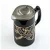 Image 2 : VICTORIAN BLACKWARE OR JACKFIELD LIDDED PITCHER