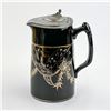 Image 4 : VICTORIAN BLACKWARE OR JACKFIELD LIDDED PITCHER