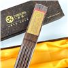 Image 2 : BOX OF 20 WOOD YUNHONG CHOPSTICKS - NEW SEALED