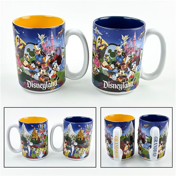 DISNEYLAND RESORT DISNEY PARKS COFFEE MUGS CUPS
