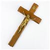 Image 1 : VTG JESUS CHRIST WOOD CRUCIFIX CROSS SCULPTURE