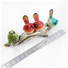 Image 11 : POLYSTONE STYLE BIRDS ON A TREE BRANCH SCULPTURE