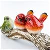Image 2 : POLYSTONE STYLE BIRDS ON A TREE BRANCH SCULPTURE