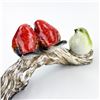 Image 8 : POLYSTONE STYLE BIRDS ON A TREE BRANCH SCULPTURE
