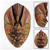 Image 1 : VINTAGE HAND MADE WOODEN BATIK MASK CARVING