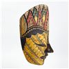Image 2 : VINTAGE HAND MADE WOODEN BATIK MASK CARVING