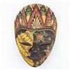 Image 6 : VINTAGE HAND MADE WOODEN BATIK MASK CARVING