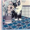 Image 2 : VINTAGE HARRY WYSOCKI CAT KITTEN WALL ART PICTURE