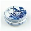 Image 2 : DELFT BLUE HOLLAND LIDDED TRINKET OR JEWELRY DISH