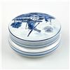 Image 3 : DELFT BLUE HOLLAND LIDDED TRINKET OR JEWELRY DISH