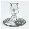 Image 3 : VINTAGE TIFFIN-FRANCISCAN GLASS CANDLE HOLDERS
