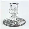 Image 4 : VINTAGE TIFFIN-FRANCISCAN GLASS CANDLE HOLDERS