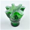 Image 5 : VTG CASED ART GLASS HANDKERCHIEF VASE SCULPTURE