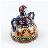Image 6 : VTG MINI BOLESLAWIEC POLISH POTTERY CHEESE LADY