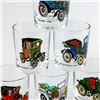 Image 2 : SET OF 6 VINTAGE OLD CAR AUTOMOBILE SHOT GLASSES