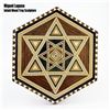 Image 1 : MIGUEL LAGUNA - INLAID WOOD PARQUETRY TRAY ART