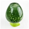 Image 11 : VINTAGE MCM HAND BLOWN GREEN ART GLASS PITCHER