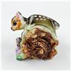Image 2 : VTG CERAMIC DEER FAWN & RABBIT PLANTER - BAMBI?