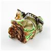 Image 3 : VTG CERAMIC DEER FAWN & RABBIT PLANTER - BAMBI?