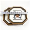 Image 9 : PAIR OF FRAMED PETIT POINT FIRST NATIONS BOY & GIRL