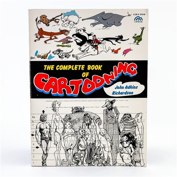 THE COMPLETE BOOK OF CARTOONING - JOHN ADKINS