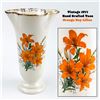 Image 1 : VTG HAND MADE 70’S CERAMIC DAY LILIES FLOWER VASE