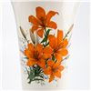 Image 6 : VTG HAND MADE 70’S CERAMIC DAY LILIES FLOWER VASE