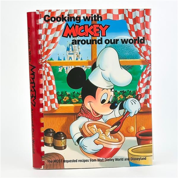 COOKING WITH MICKEY BOOK WALT DISNEY DISNEYLAND