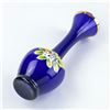 Image 6 : VTG BOHEMIAN CZECH COBALT BLUE FLOWER BUD VASE