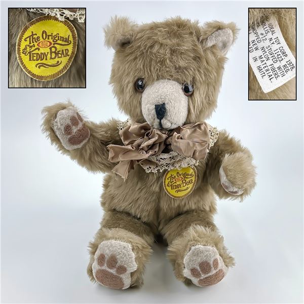 VTG 1978 ORIGINAL IDEAL TOY COMPANY TEDDY BEAR