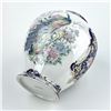 Image 7 : VINTAGE PEACOCK FLORAL GINGER JAR OR FLOWER VASE