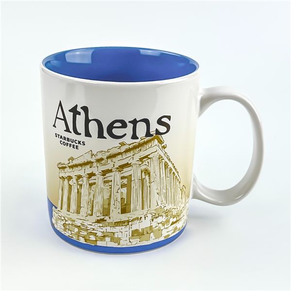 ATHENS STARBUCKS COFFEE TEA GLOBAL ICON MUG CUP