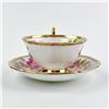 Image 6 : VINTAGE MAYFAIR CABBAGE ROSE TEACUP & SAUCER SET