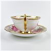 Image 8 : VINTAGE MAYFAIR CABBAGE ROSE TEACUP & SAUCER SET