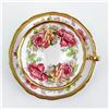 Image 9 : VINTAGE MAYFAIR CABBAGE ROSE TEACUP & SAUCER SET
