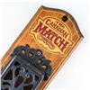 Image 6 : VTG CANADIAN MATCH CO. CAST IRON MATCH HOLDER