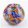 Image 3 : MURANO STYLE ART GLASS COLOURFUL CONFETTI VASE