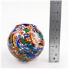 Image 7 : MURANO STYLE ART GLASS COLOURFUL CONFETTI VASE