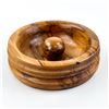 Image 1 : HAND MADE WOODEN BOWL DISH WOOD SCULPTURE