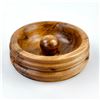 Image 4 : HAND MADE WOODEN BOWL DISH WOOD SCULPTURE