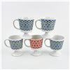 Image 3 : VTG MID CENTURY MODERN PEDESTAL FLOWER MUGS