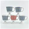 Image 5 : VTG MID CENTURY MODERN PEDESTAL FLOWER MUGS