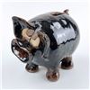 Image 1 : COLLECTIBLE STONEWARE ART POTTERY PIG PIGGY BANK