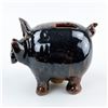 Image 2 : COLLECTIBLE STONEWARE ART POTTERY PIG PIGGY BANK