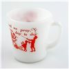Image 3 : ANCHOR HOCKING FIRE-KING MUG - BLESS THIS FOOD