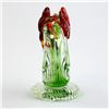 Image 6 : HAND BLOWN STUDIO ART GLASS ROOSTER IN BASKET