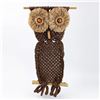 Image 1 : VTG 70'S ERA MACRAME OWL WALL DECOR SCULPTURE